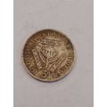 South Africa 1950  three pence