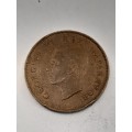 South Africa 1/4 penny 1943