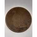 United Kingdom one penny 1876