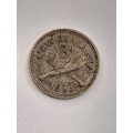 New Zealand 1933 three pence