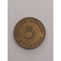 Germany 1950 5 pfennig