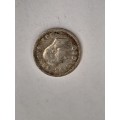 South Africa three pence 1950