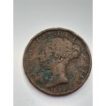 United Kingdom 1/2 penny 1844