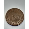 South Africa 1 Penny 1954