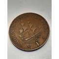 South Africa 1 Penny 1941