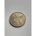 United Kingdom 1953 six pence