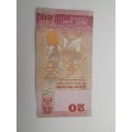 Bank of Sri Lanka 2010 20 Rupees