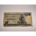 Reserve Bank of Zimbabwe 1983 2 Dollars