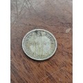 Southern Rhodesia three pence 1947