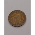 South Africa three pence 1958