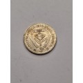 South Africa three pence 1938