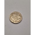 South Africa three pence 1955