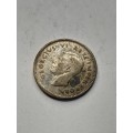 South Africa three pence 1943