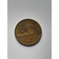 South African 2 cents 1983