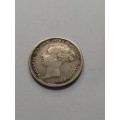 United Kingdom 1887 six pence