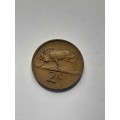 South Africa 1980 2 cents