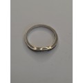 Sterling silver ladies ring Size: K NO BOX