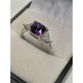 Sterling silver ladies ring Size: P.5 NO BOX