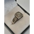Sterling silver ladies ring Size: T.5 NO BOX