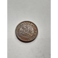 South Africa 1/4 penny 1957