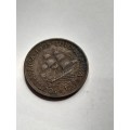 South Africa 1/2 penny 1955