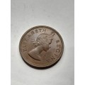 South Africa 1 penny 1958