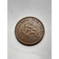 South Africa 1 penny 1958