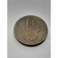 South Africa 1985 ten cents