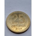 Argentina 2009 25 centimes