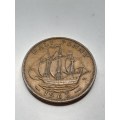 United Kingdom half penny 1965
