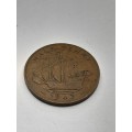 United Kingdom half penny 1943