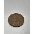 United Kingdom half penny 1959