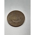 United Kingdom half penny 1945