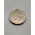 United States of America 2001 five cents