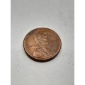 United States of America 1990 one cent