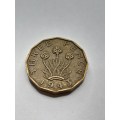 United Kingdom three pence 1943