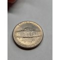 United States of America 1991 five cents
