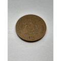 South Africa 1974 one cent