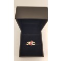 9ct Solid Gold Ruby Ring - Antique, from UK