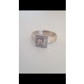9ct White Gold Diamond Ring - Pre-owned