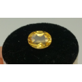RARE Golden Yellow Brazillian Sapphire - 1.21cts