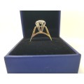 18ct Solid Gold Diamond Engagement ring - PRE-OWNED
