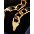 9ct SOLID Gold Gents Bracelet - PRE-OWNED