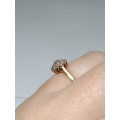 9ct Gold Diamond engagement ring - PRE=OWNED