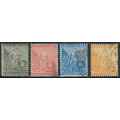 Cape of Good Hope 1871/76 Queen Victoria Definitive Issue used set of stamps (SACC 23 - 26)