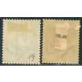 Cape of Good Hope 1898 Queen Victoria 1/2d stamps (SACC 53) x (2) (*)