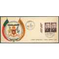 South Africa 1955 "Pretoria Centenary" First Day Covers with TEPPEX Cachets x (4)