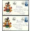 South Africa 1974 Signed "D.F. Malan Birth Centenary" Official First Day Covers with colour Variety