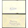 South Africa 1973/74 Signed Official First Day Covers x (2)
