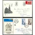 South Africa 1974/75 Signed Official First Day Covers x (2)